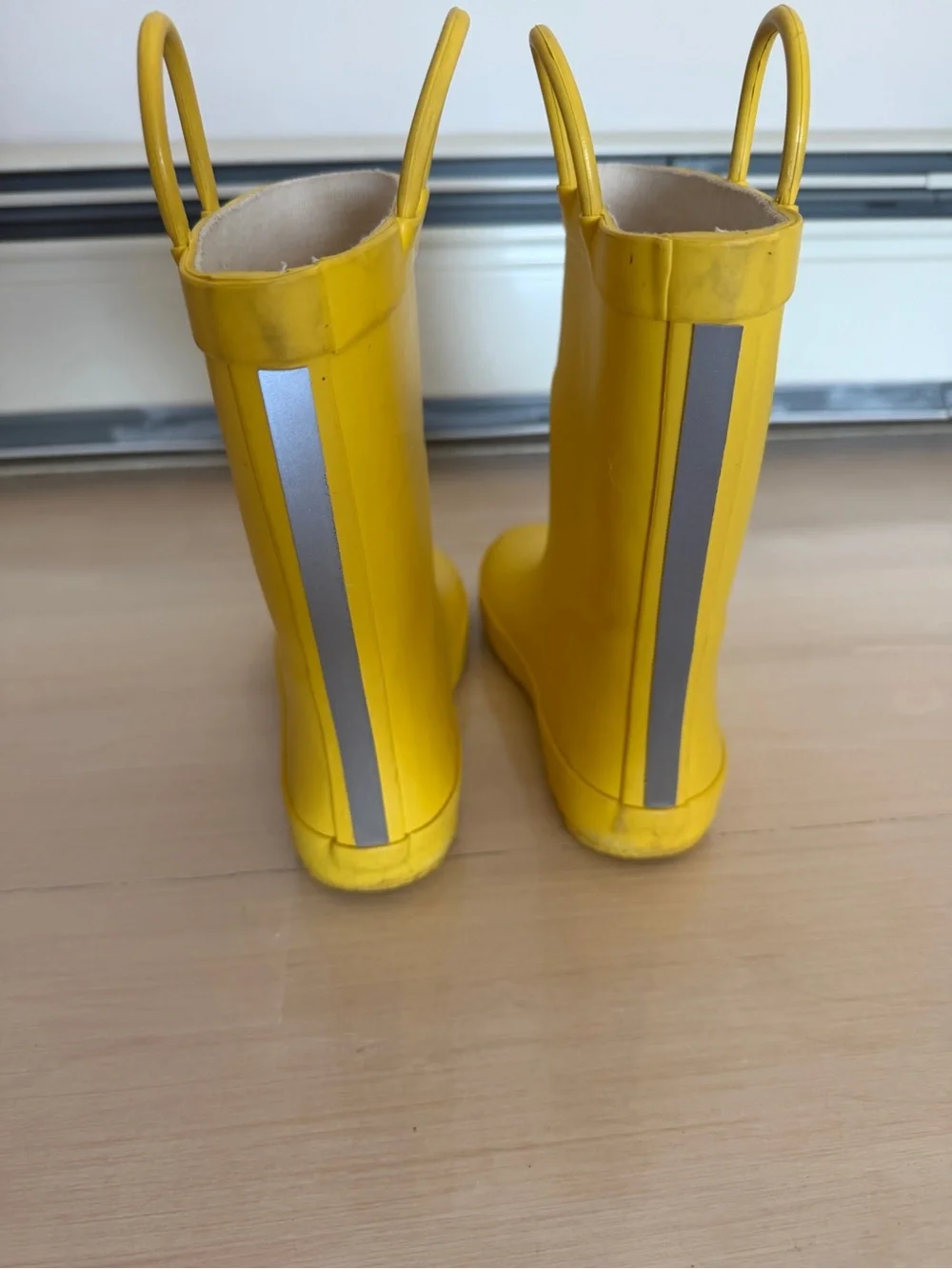 Bundle Two Pairs Boys Rainboots Size 11C Blue Yellow